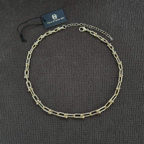 House of Harlow 1960 Jewelry - House🏠 of Harlow 1960 Gold💛 U-Link Chain⛓️ Necklace - NWT